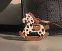 Leather Rocking Horse Charm 