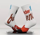 Socks With Kinder Bueno Chocolate Design