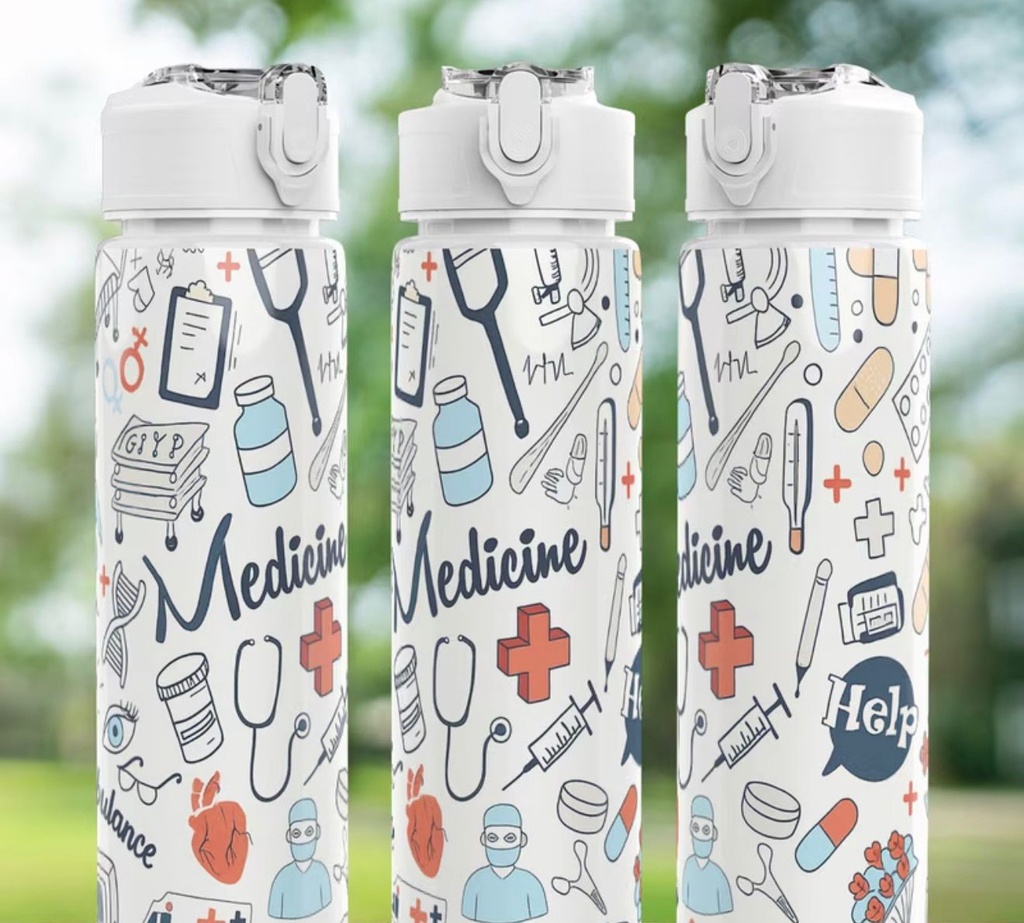Medical Theme Stainless Steel Tumbler