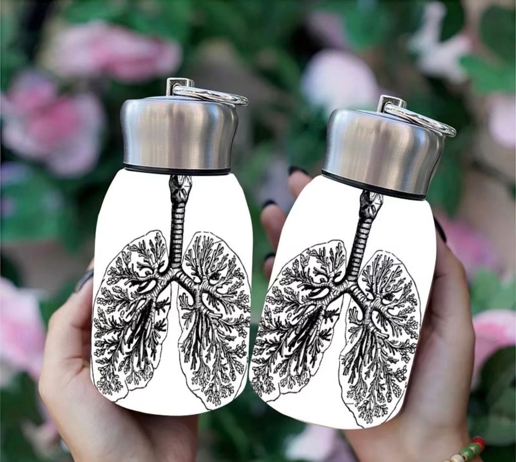 Lungs Stainless Steel Travel Tumbler 