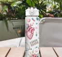 Big heartTumbler Water Bottle