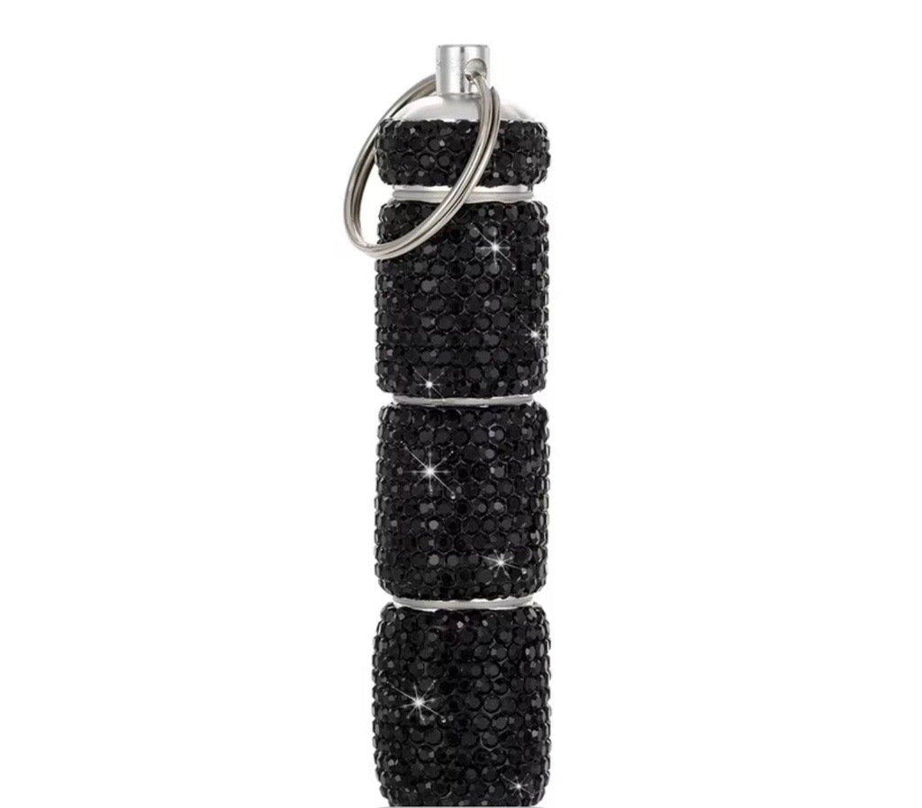 Waterproof Bling Pill Container