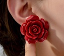 Rose-Inspired Stud Earrings
