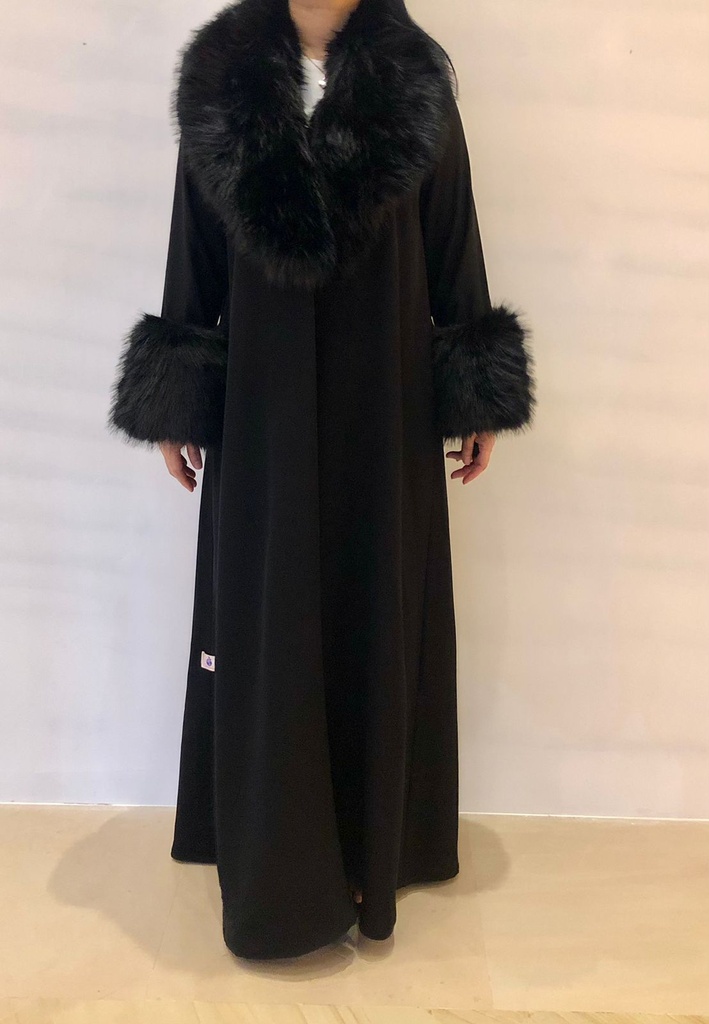 Fur Coat Abaya