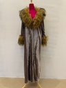 Fur Velvet Coat Abaya