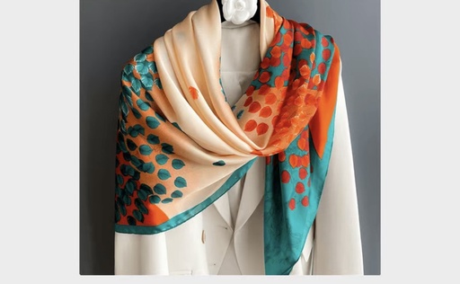 Satin Square Women Scarf