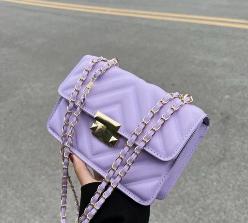 Chevron Quilted Crossbody Bag