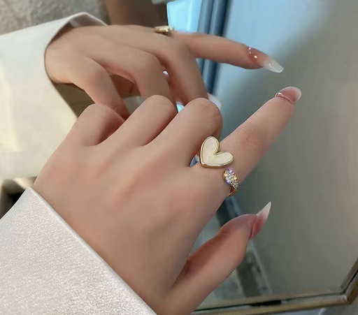 [95829199] Heart Open Ring