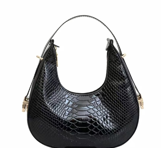 Shiny Crocodile Shoulder Bag