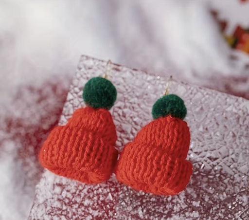 Christmas Knitted Hat Earrings