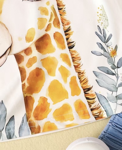 Giraffe Print T-Shirt