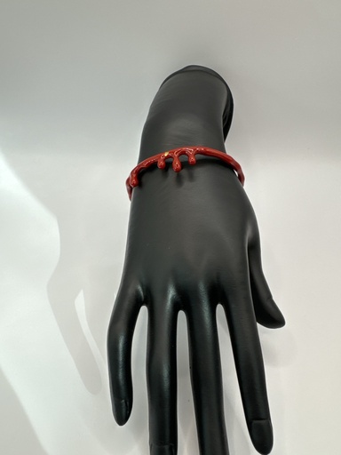 [56064573] Red Coral Bracelet.