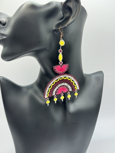 [36832259] Tribal dangling Earrings