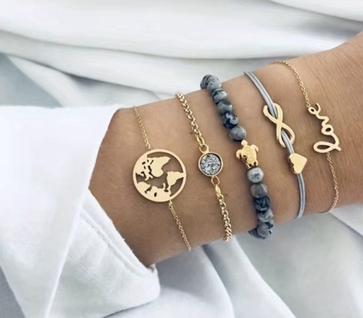 Geometric Hollow Ethnic Bracelet
