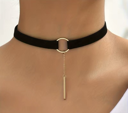 [84530257] Black Velvet Choker