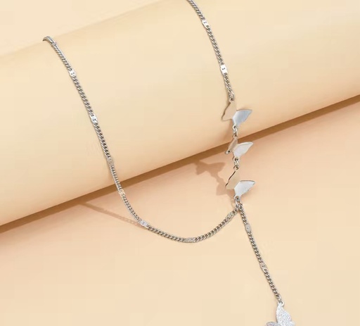 Y shape Butterflies Necklace