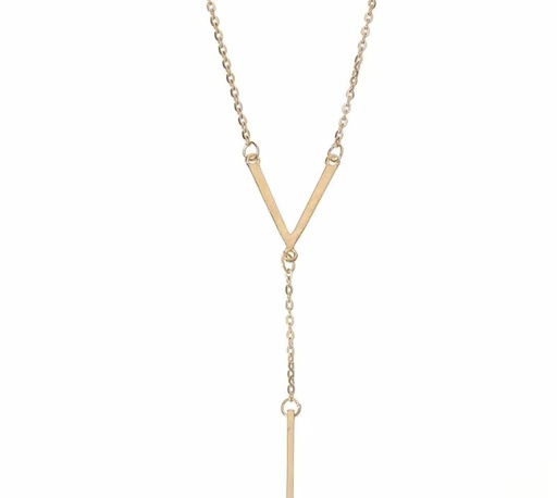 [21263428] V shaped Necklace