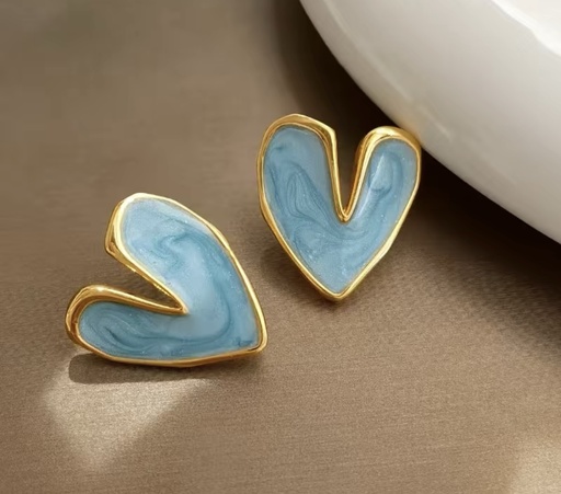 Wiggly Heart Earrings