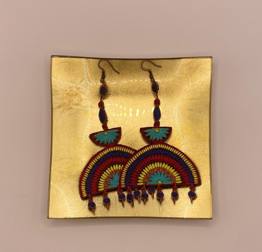 [27187661] Tribal Dangling Earrings