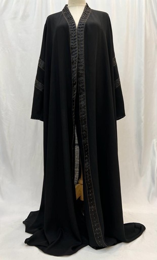 [67144796] Beads black Abaya