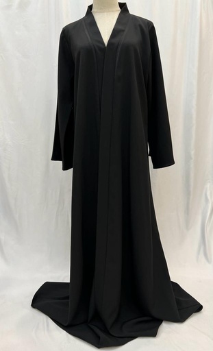 [37849238] Plain black Abaya