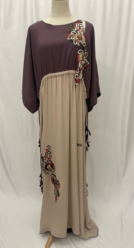 [79931406] Floral embroidered Dress