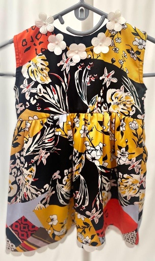 [84531480] Floral colorful Dress