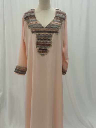 Handmade beads Jalabia Dress