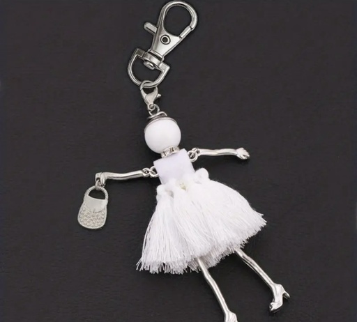 White Lady keychain