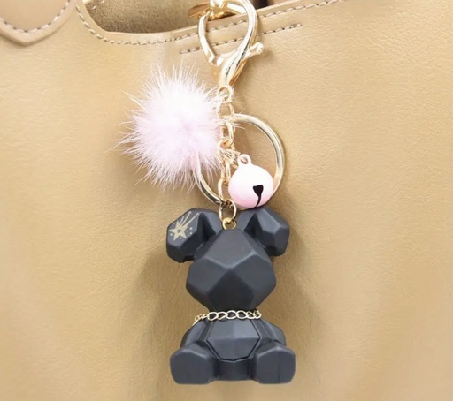 Mink Rabbit Keychain
