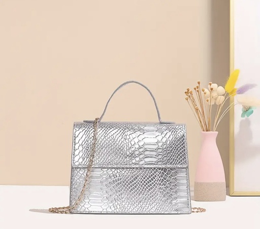 [85365995] Mini Sliver Crocodile Handbag
