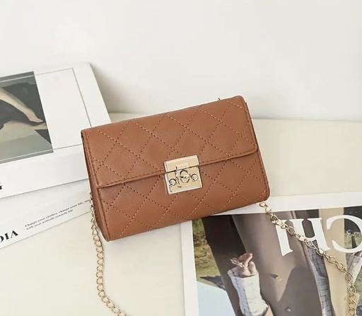 [2803708] Quilted Leather Shoulder Bag 