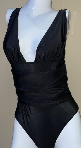 [10960923] Black One Piece Swimsuit 