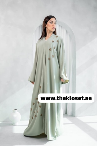 [47331950] Chic Beaded Abaya 