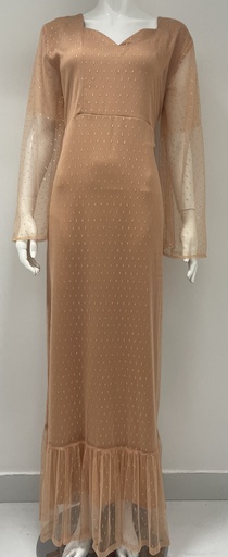 [26255266] Glitter Dot Tulle Dress 