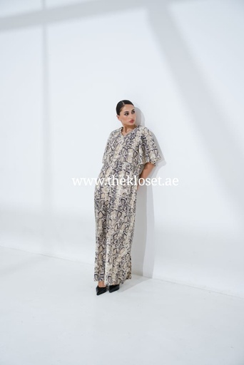 [86494452] Snake Pattern Dress