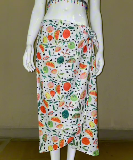 [62040839] Beautiful  Skirt  All-Over Fruit Print