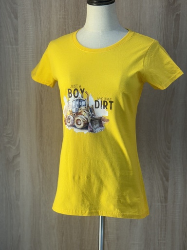 [11411646] Just a Boy who Loves Dirt T-shirt