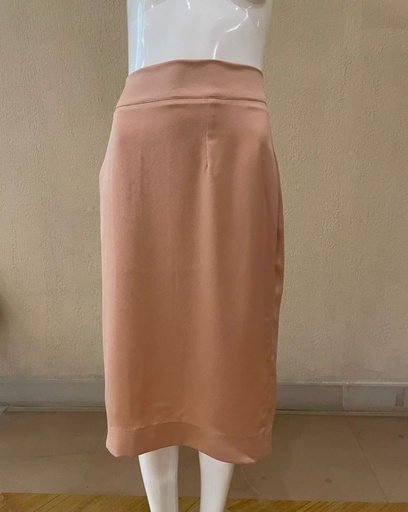 [88059545] High-Waist Skirt  Nude Pink