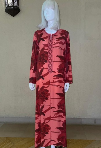 [88917656] Stylish Print Jalabiya Dress