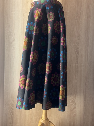 Flowers Print Skirt