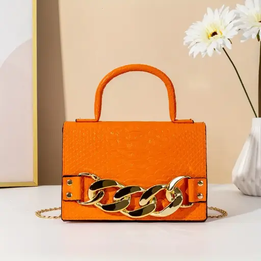 Classic Crocodile Square Bag