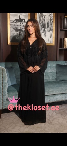 [13249186] Chic Shimmering Abaya