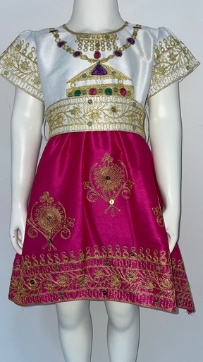 [86832458] Charming Embroidered Dress with a Traditional Touch for Girls