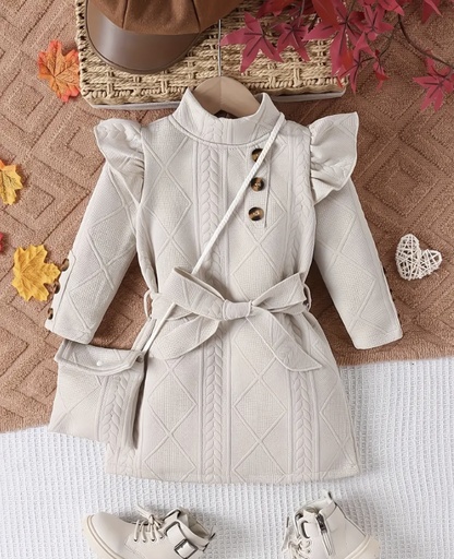 Tunic style winter Dress & Tote