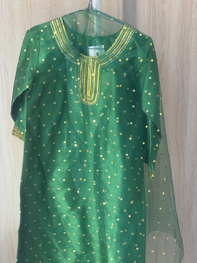 Traditional thoub dress with mess cover 