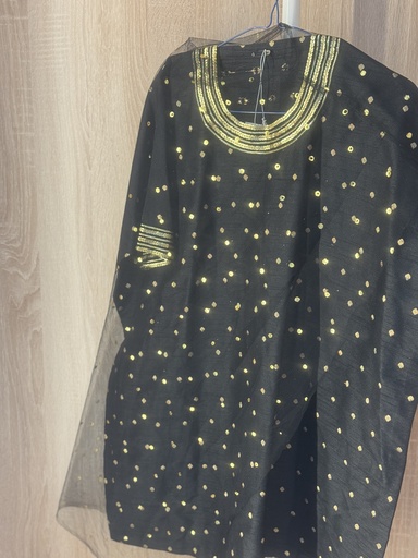 [91999863] Traditional Black thoub Dress 