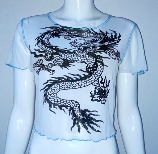 [78481727] Dragon Crop top 