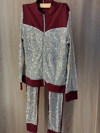 Sequins sweatsuit