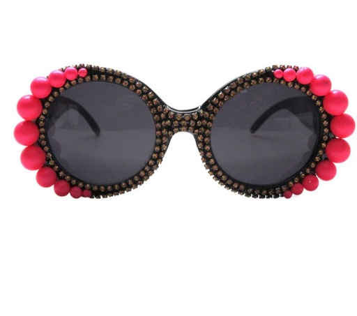 Sunglasses With Elements Neon Pearls Design